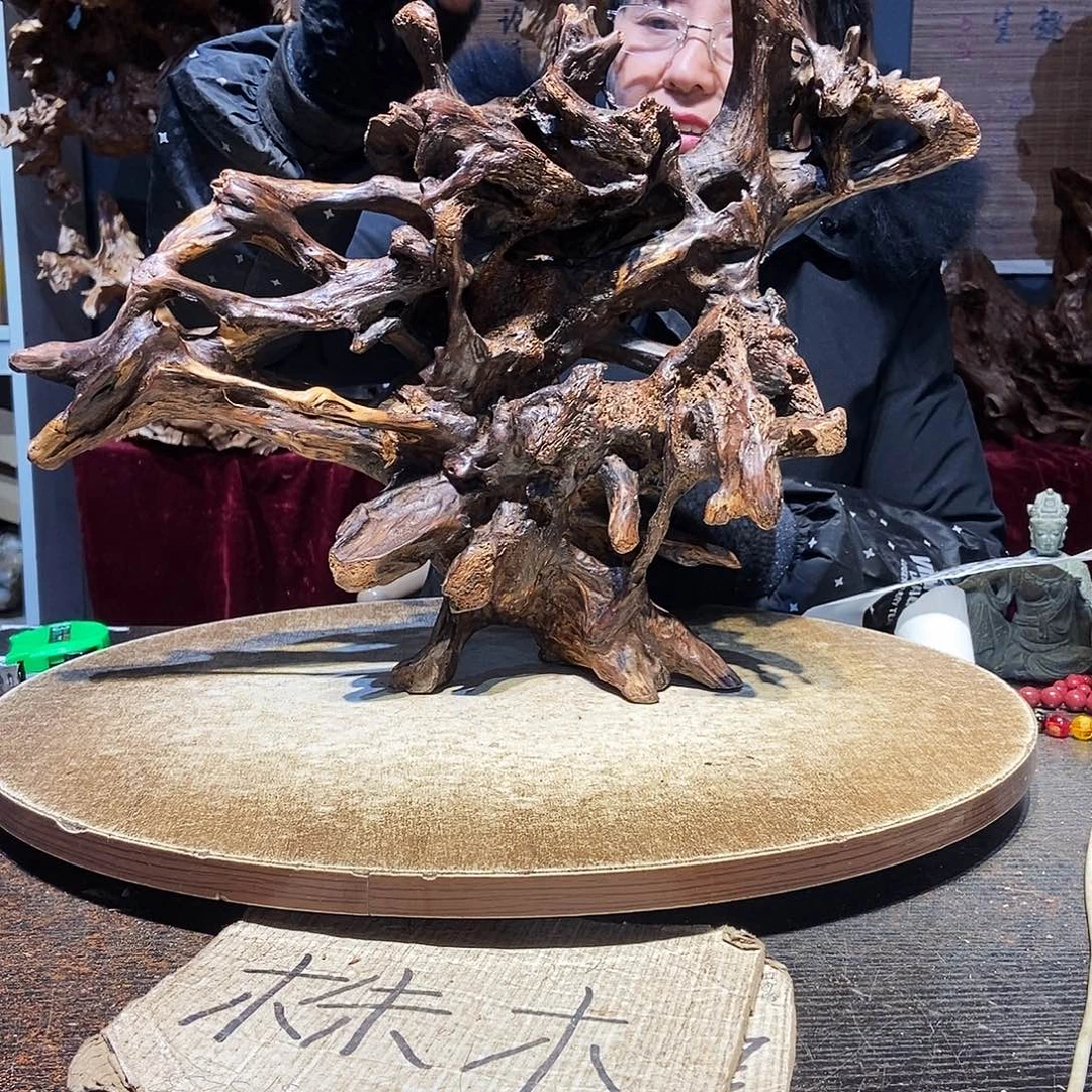 峨***店861。株木随行根艺