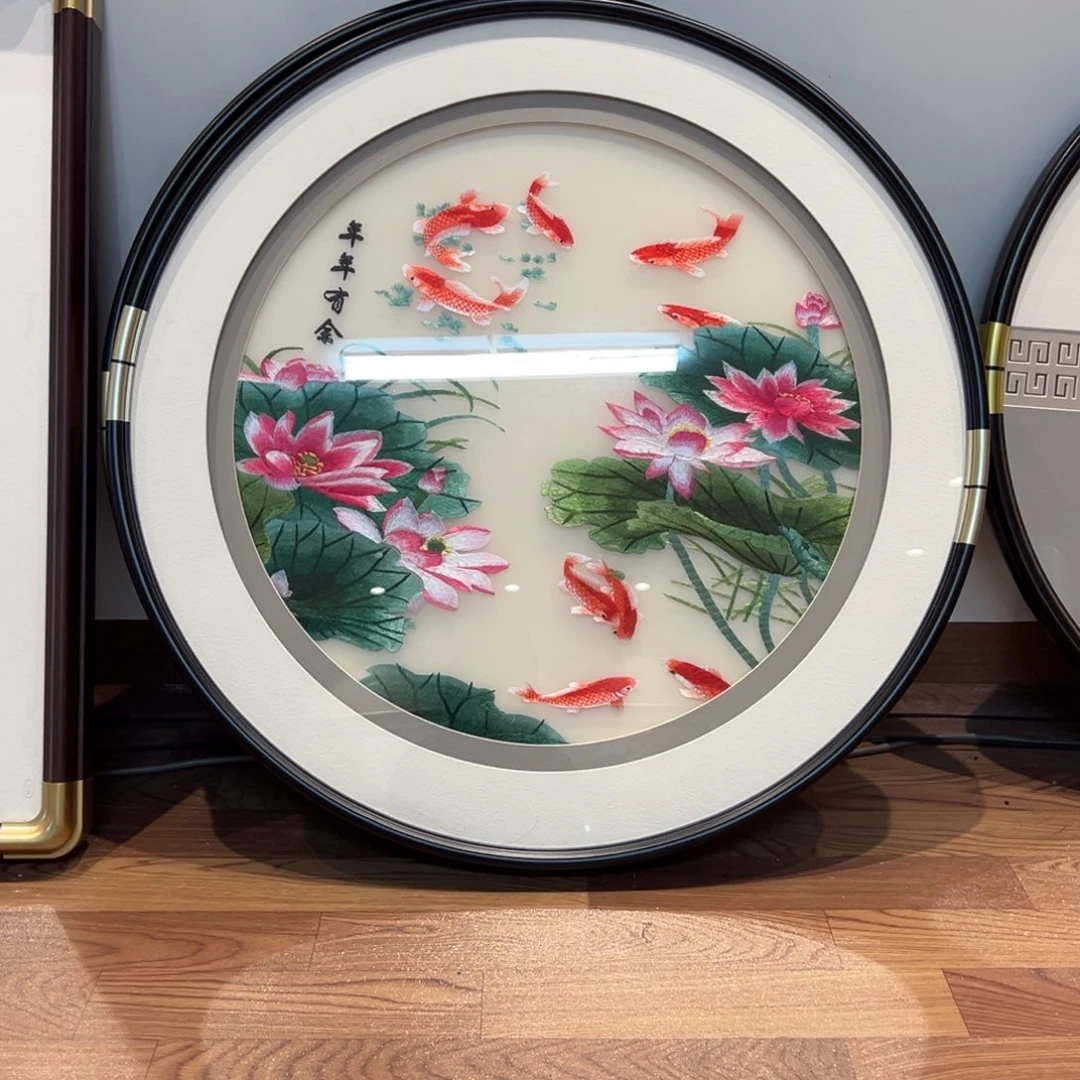 圆形原图原框，不安装