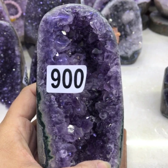 紫晶天然水晶摆件未镶嵌