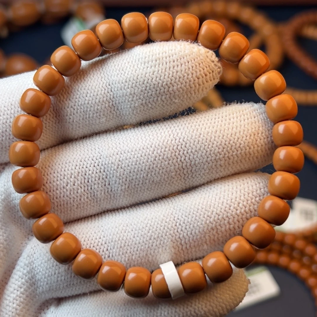 橄榄核手串/手链橄榄核尖极限弧单圈0.73cm