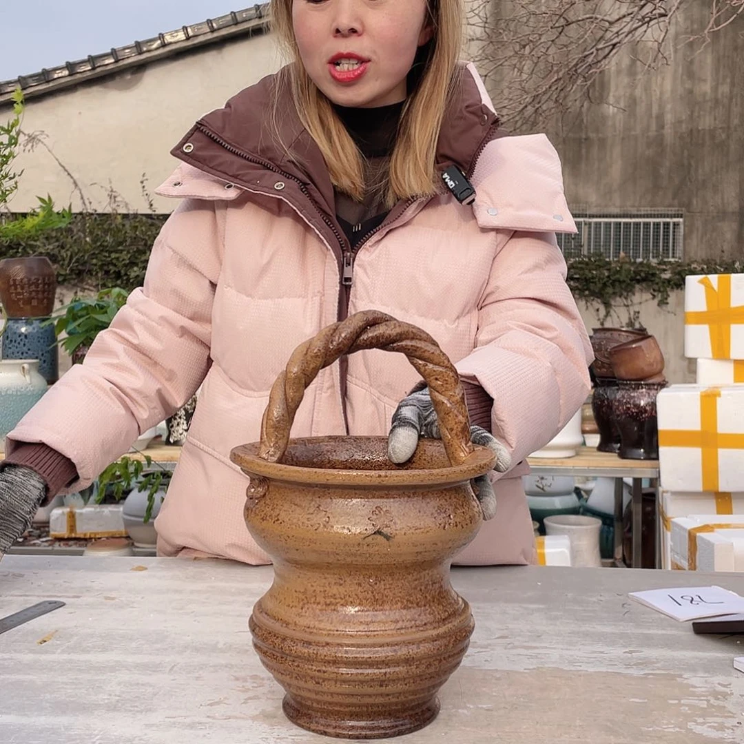 红陶王嫂花盆直播0309-781