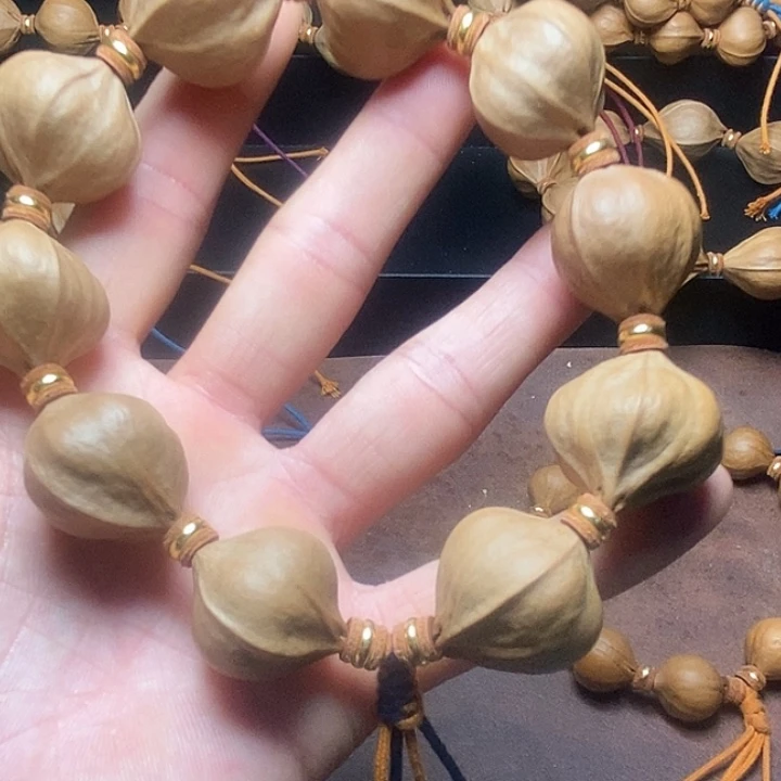 山***炭橄榄核手串/手链四花25