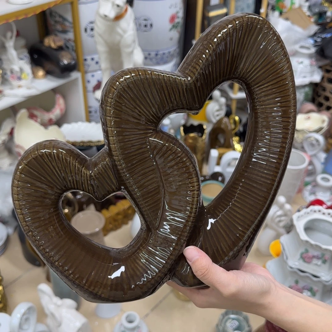 瓷片陶瓷工艺花瓶摆件