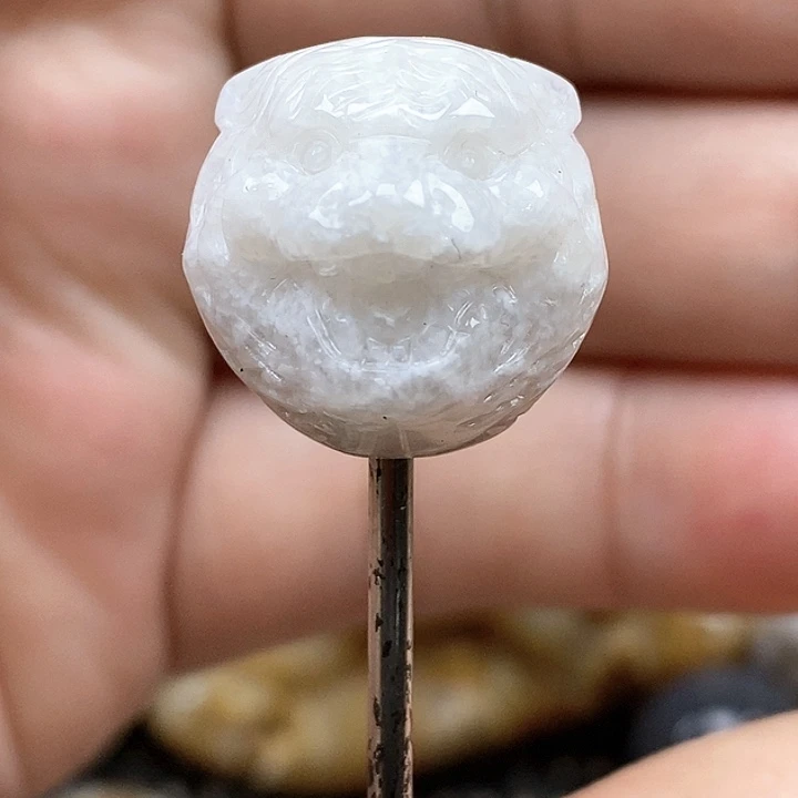 颈饰未镶嵌硅化珊瑚（珊瑚玉）