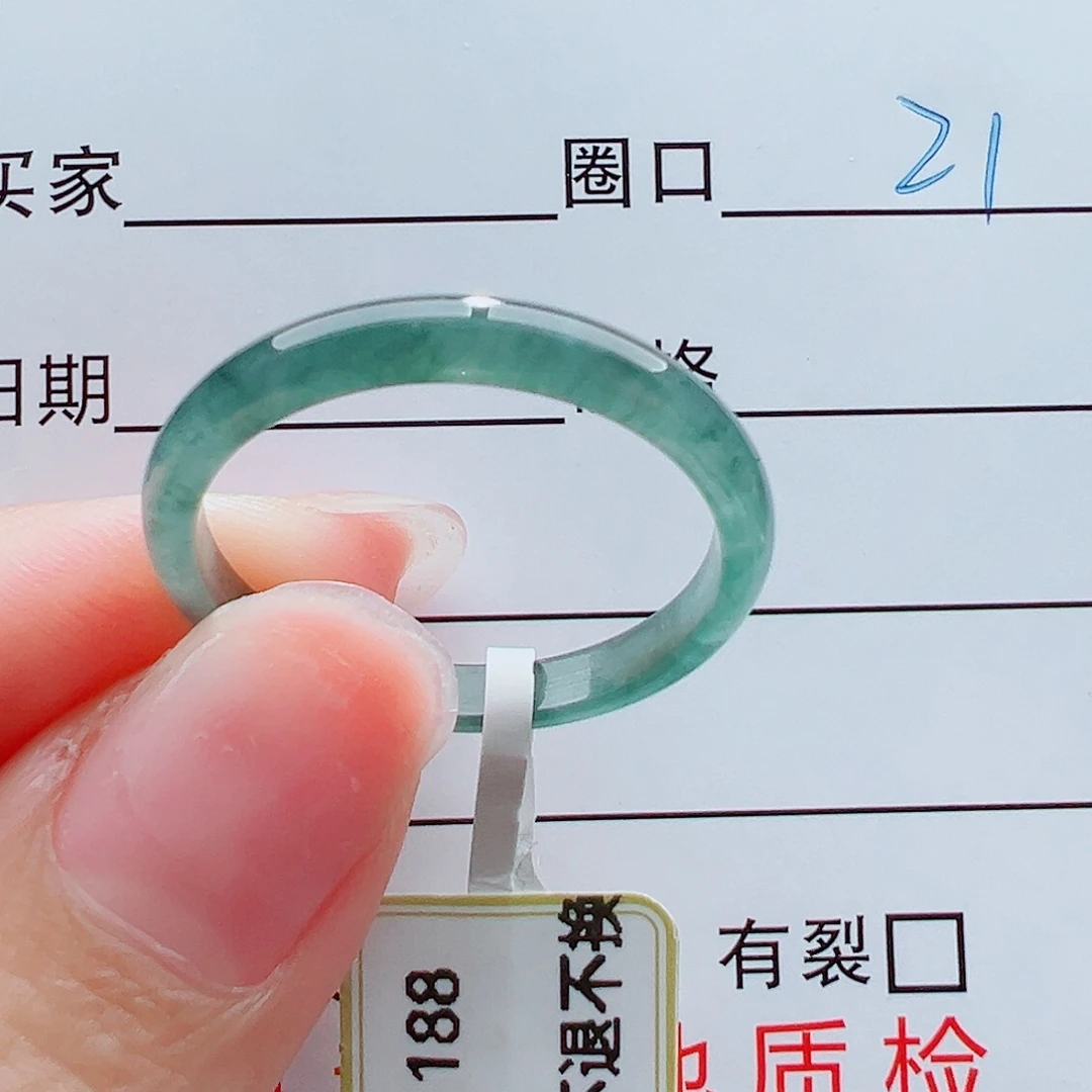 未镶嵌戒指翡翠戒圈
