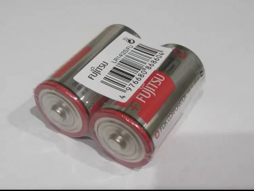 富士通fujitsu 2号C型 26500 LR14  1.5V 碱性电池LR14(2S)FU 2节