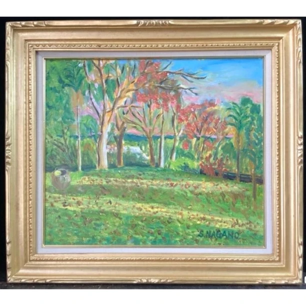 壹画廊艺术品日本女漫画家油画尺寸62*70cm