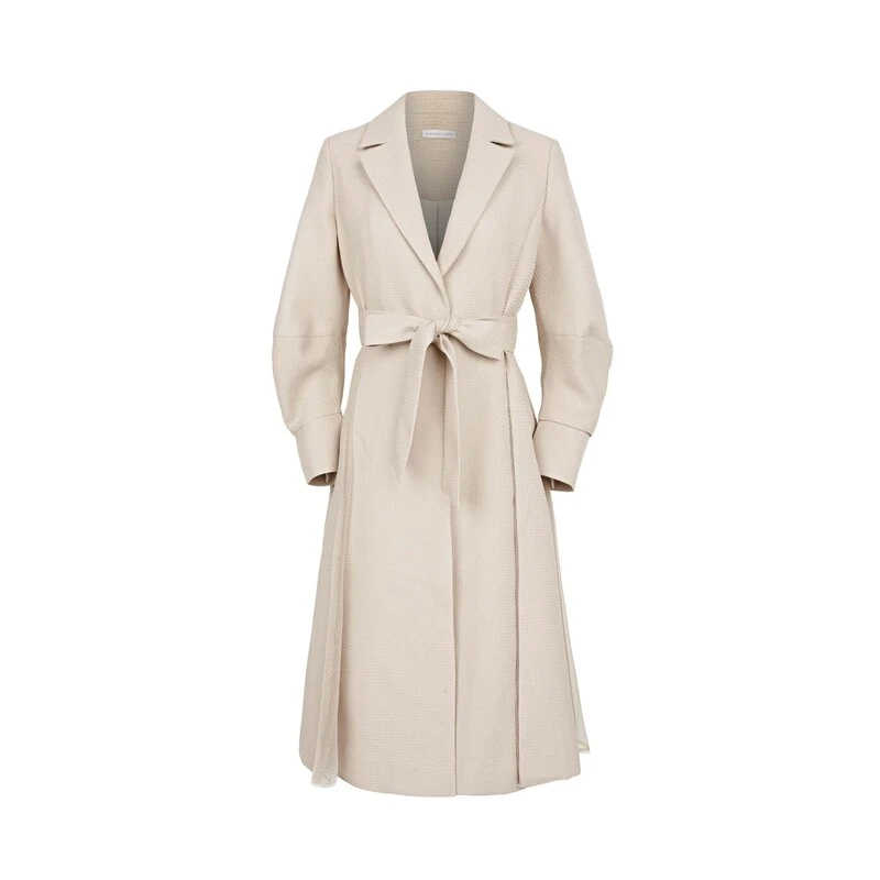 圣迪奥遮肉修身夏日显瘦气质赫本风系带显瘦秋季S233Z1807