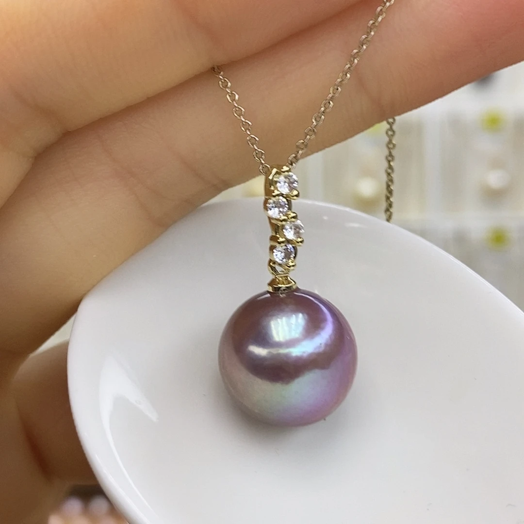 淡水珍珠未镶嵌吊坠(赠链)