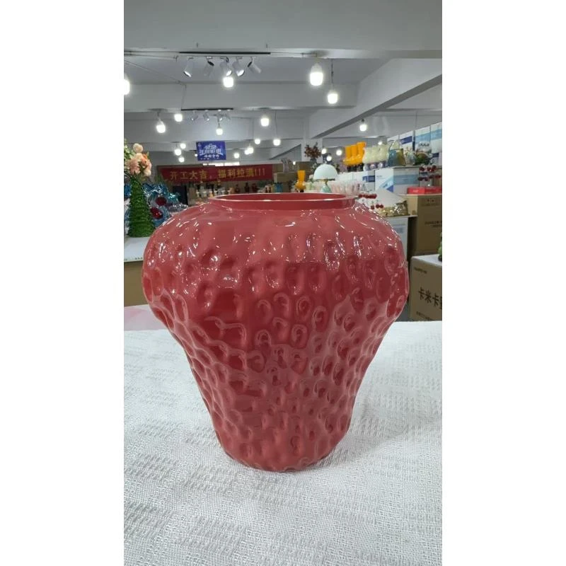 S外贸孤品花瓶花器草莓花瓶
