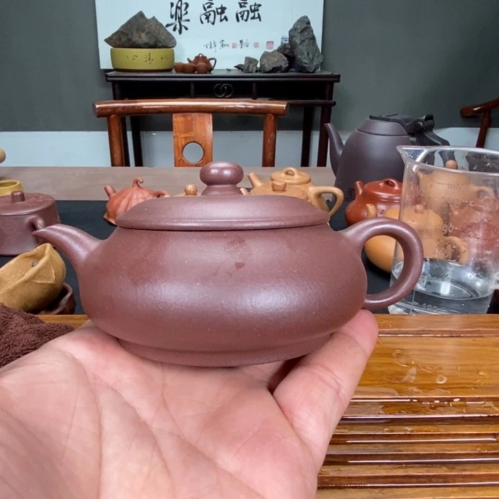 紫砂茶壶原矿黄龙山明炉