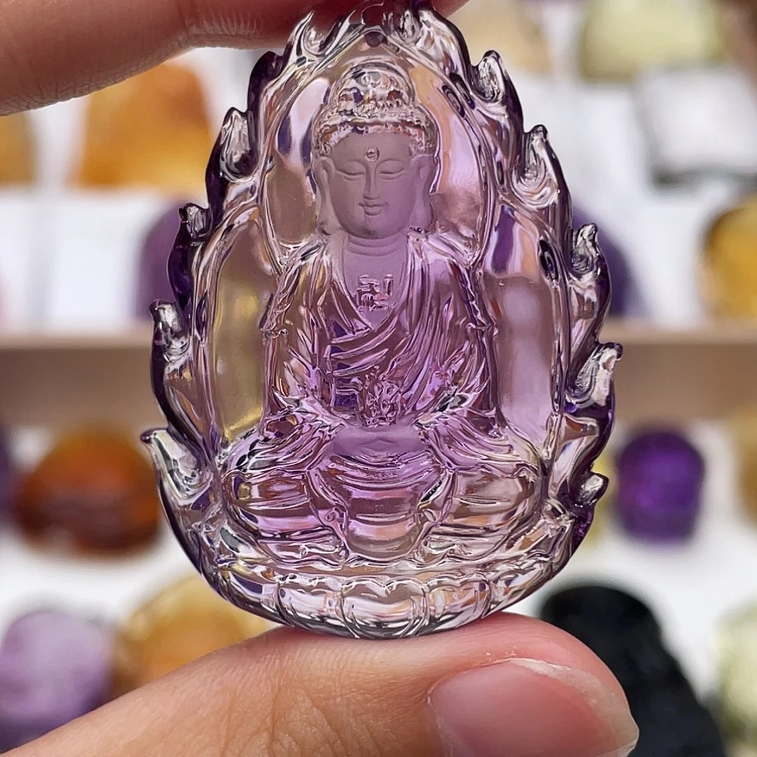 未镶嵌项链水晶定制吊坠如来