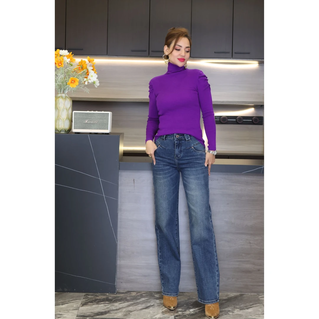 穆碧娜穆碧娜直筒版牛仔裤