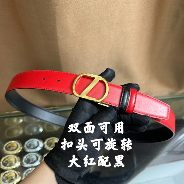 新款男士皮带百搭高档休闲Z字母牛皮腰带青中老年时尚商务年轻潮