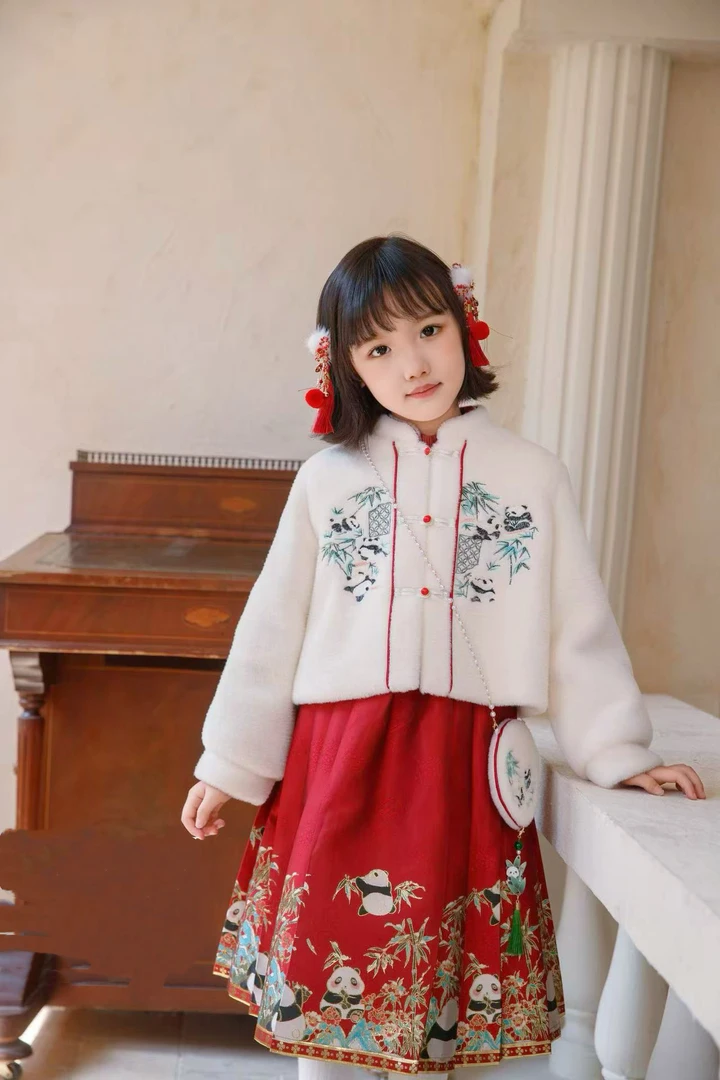 7127  GGM款儿童马面裙套装