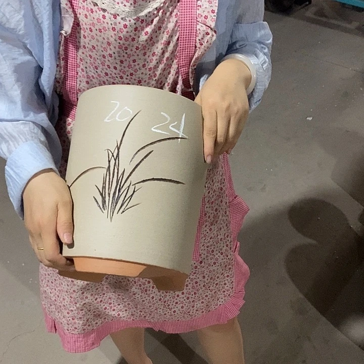 紫砂花盆紫砂花盆