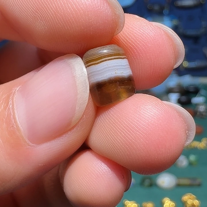 武***林玛瑙/玉髓未镶嵌珠宝半成品9.3*7.6mm