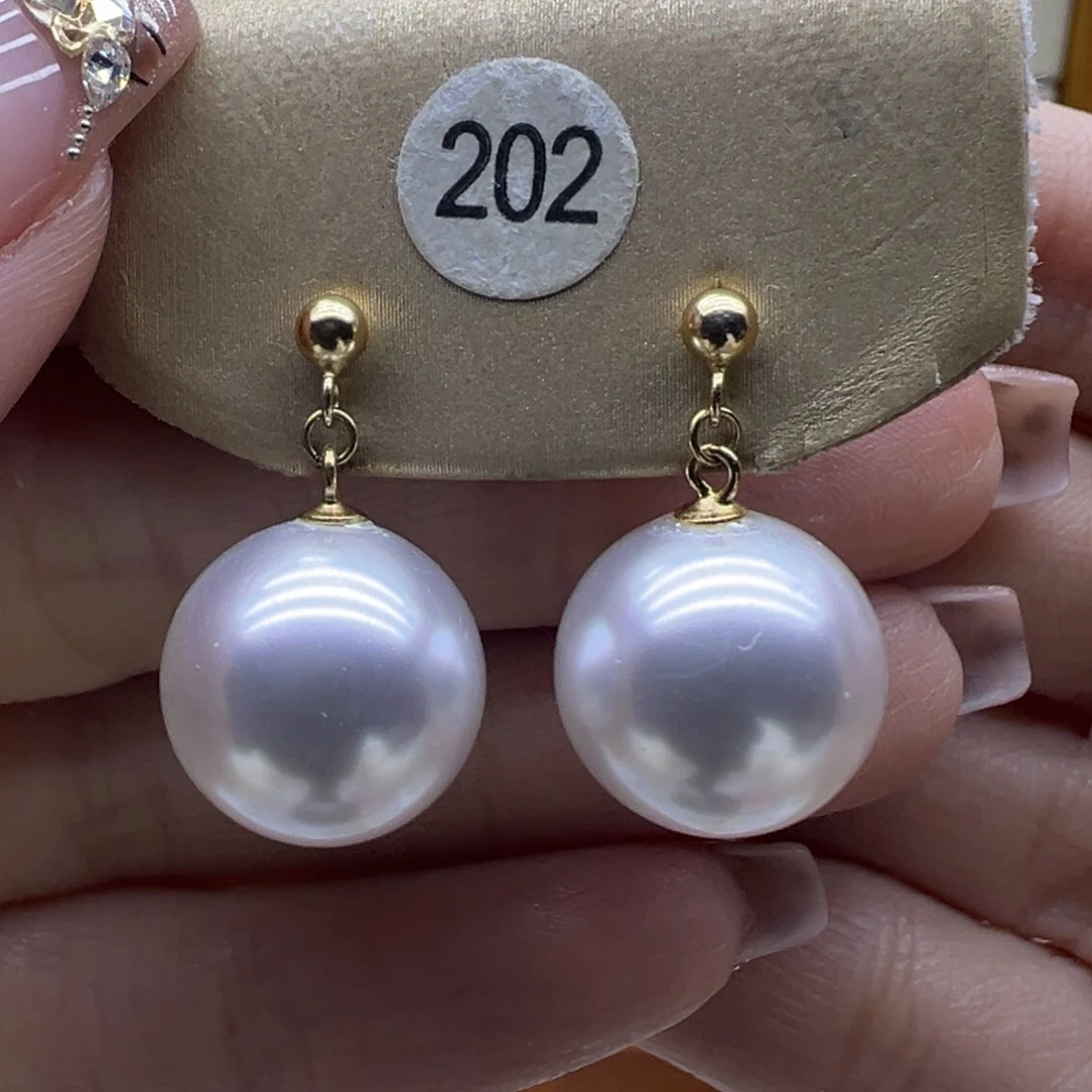 耳饰淡水珍珠银S925镶嵌