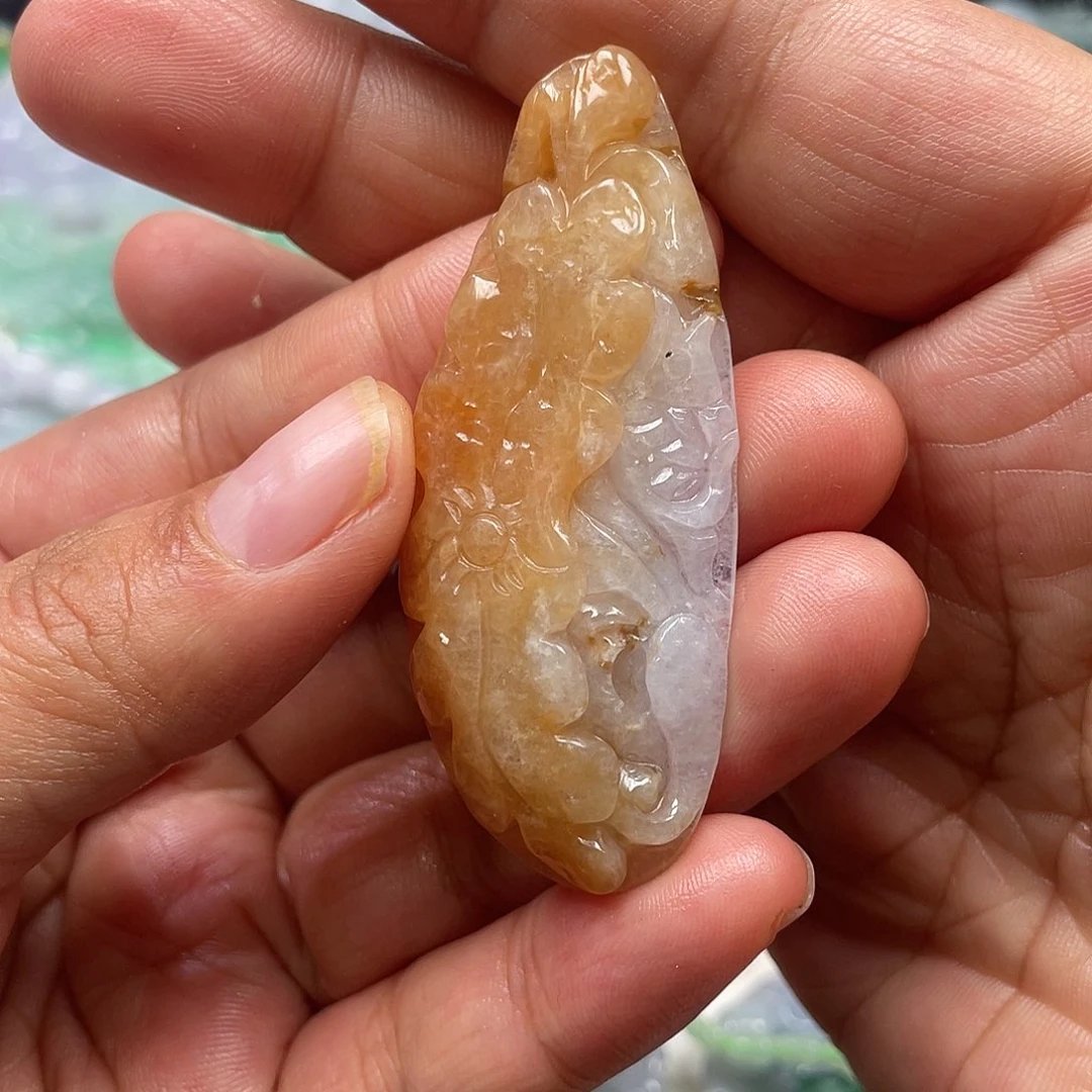 颈饰未镶嵌翡翠翡玉缘翡翠