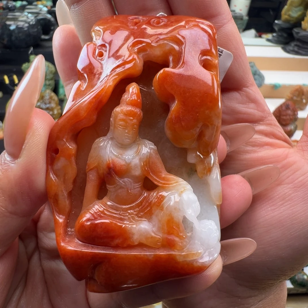 未镶嵌挂件翡翠天然缅甸