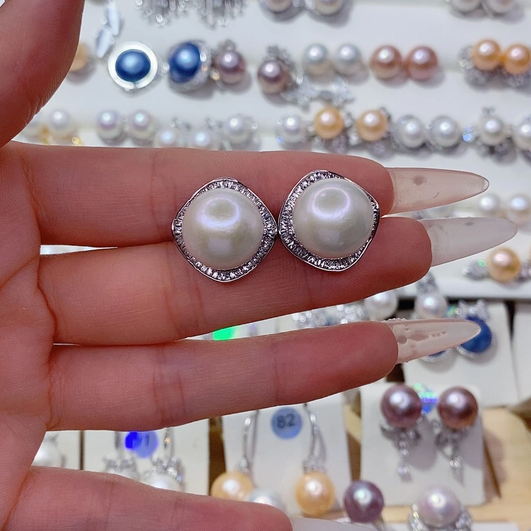 耳饰未镶嵌淡水珍珠13➕