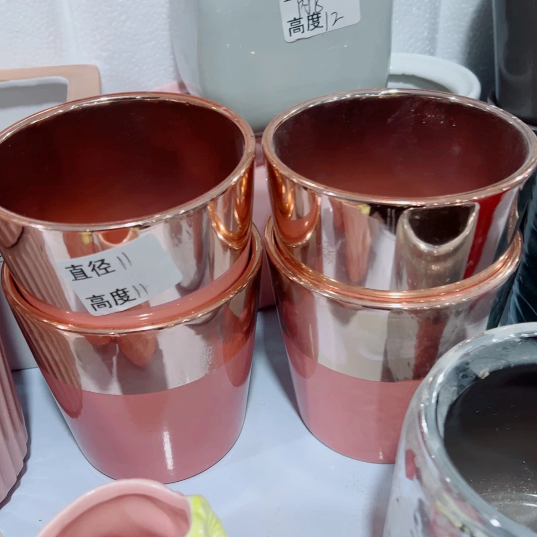 有孔，陶瓷花盆满10米包邮发货