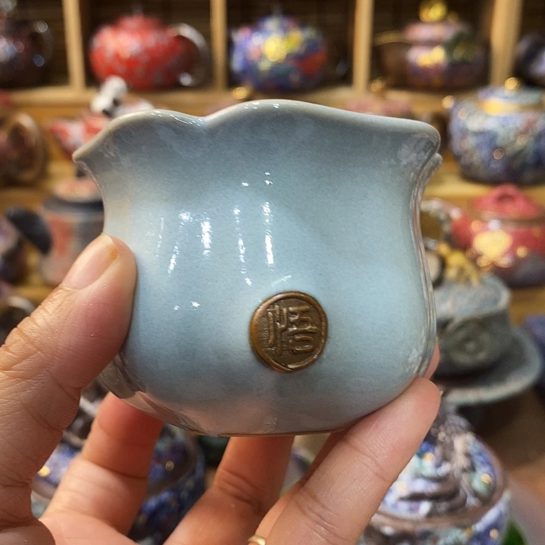 粗陶柴烧志野茶器