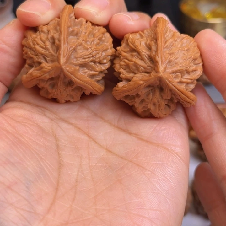 木质类文玩核桃盘山三棱40