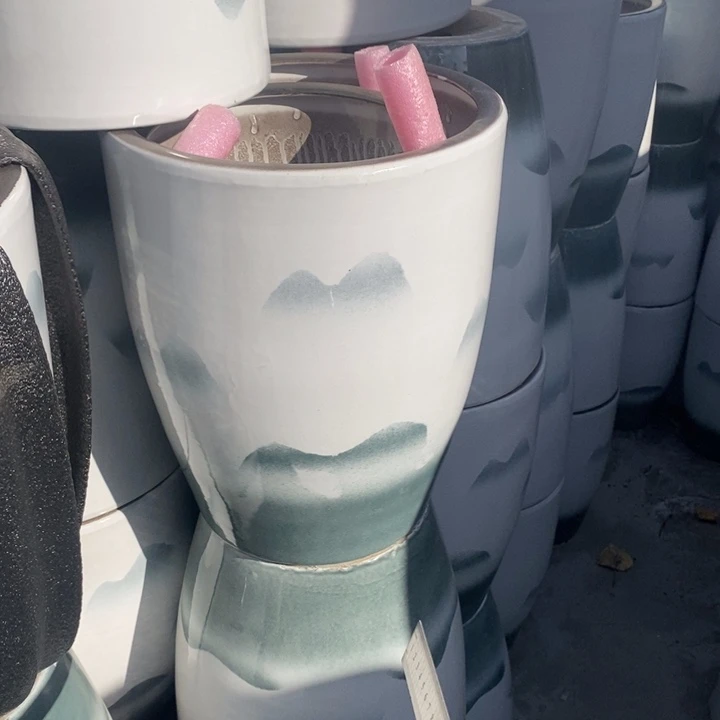 低腰白山水大号口33/39