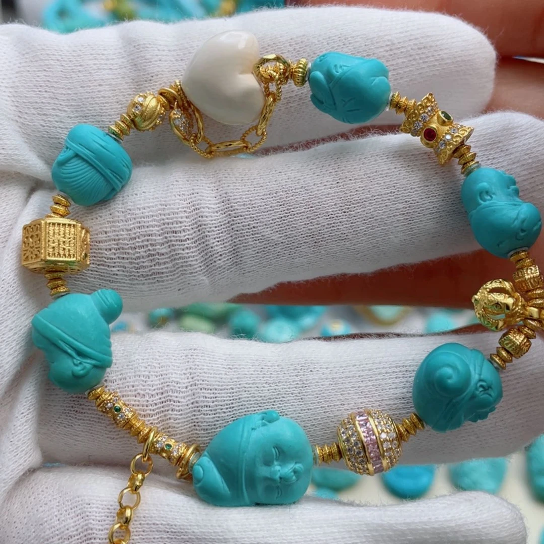 绿松石珠宝奇石未镶嵌