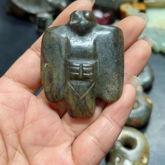 吊坠白玉菩提把件