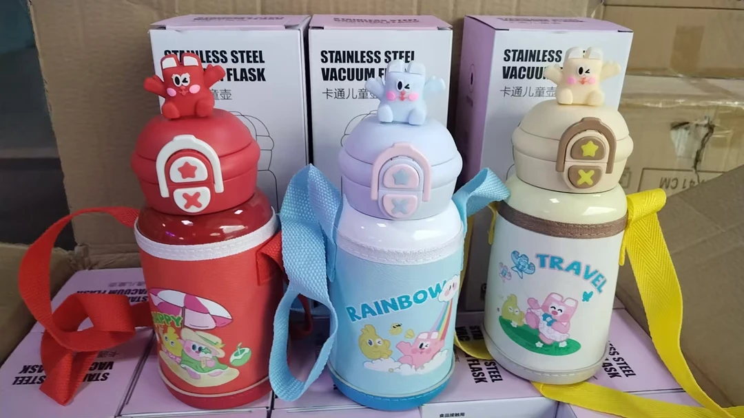 卡通公仔儿童保温杯500毫升