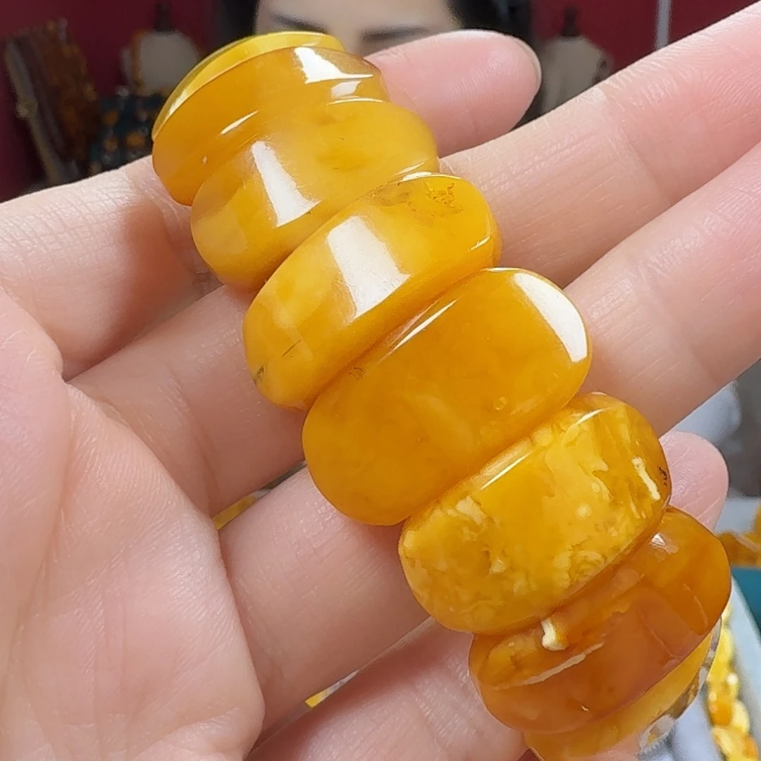 蜜蜡未镶嵌手链手排