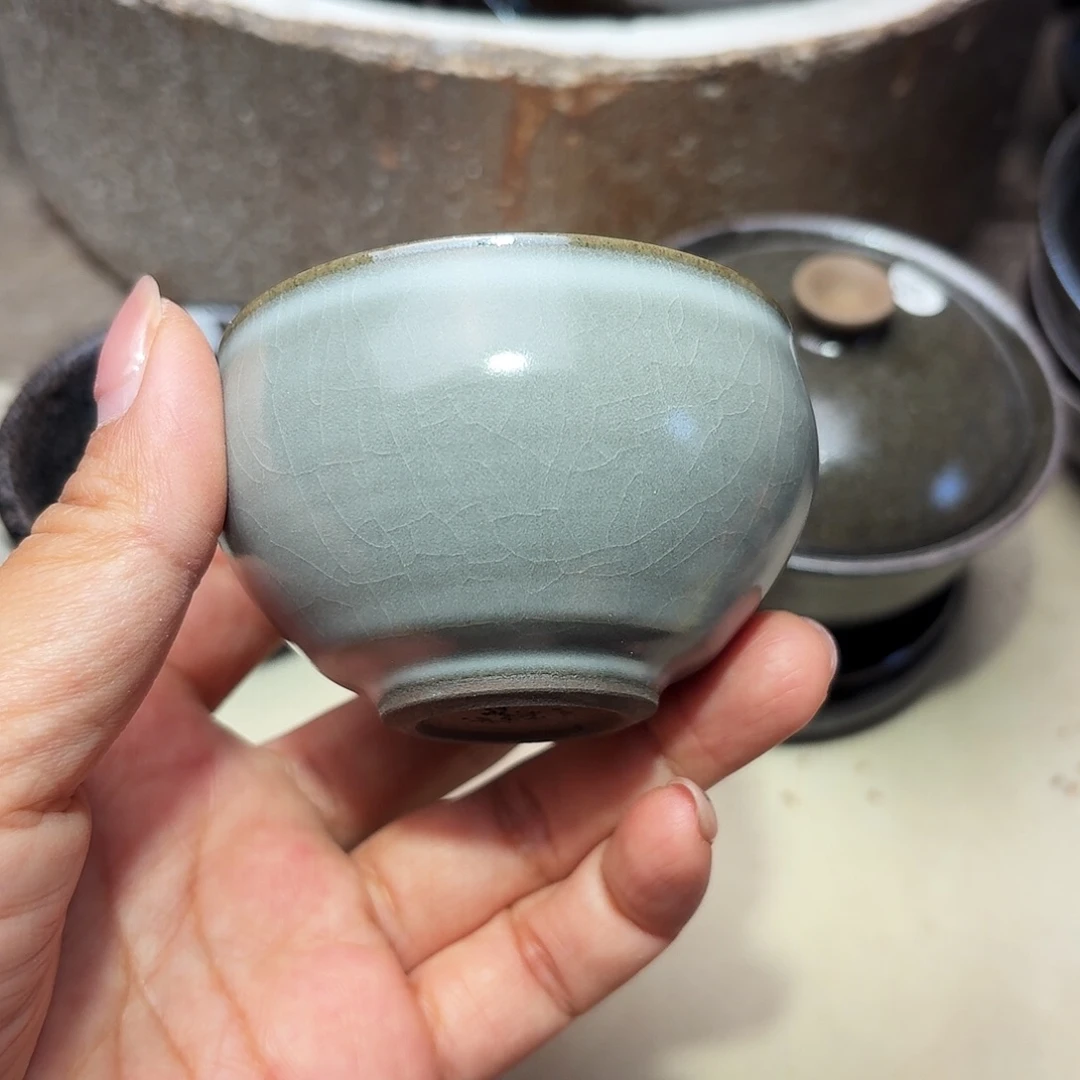 茶盏义兴龙窑建盏2微瑕