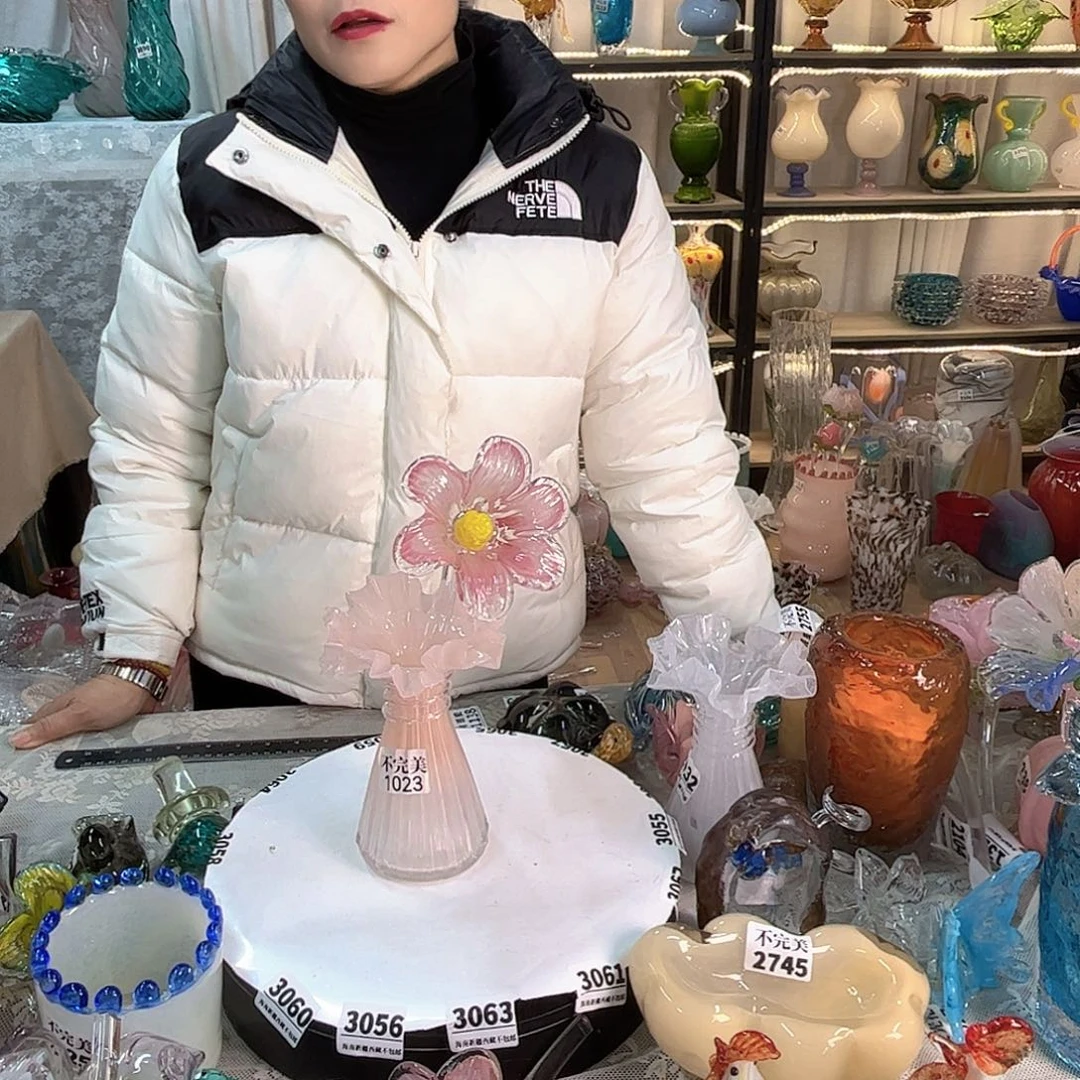 1花1瓶家悦美居琉璃摆件不完美