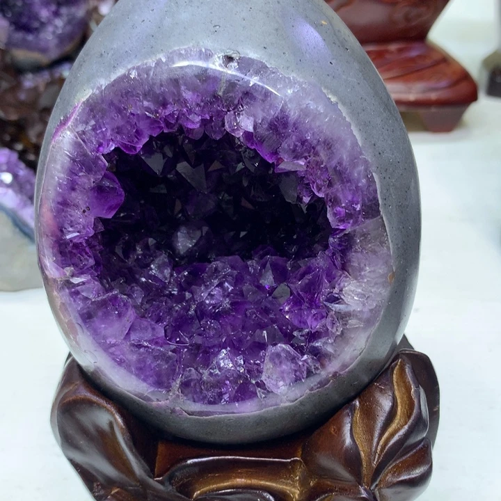 紫晶1未镶嵌205恐龙蛋