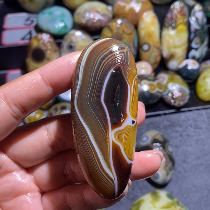 玛瑙/玉髓未镶嵌吊坠(不含链)153