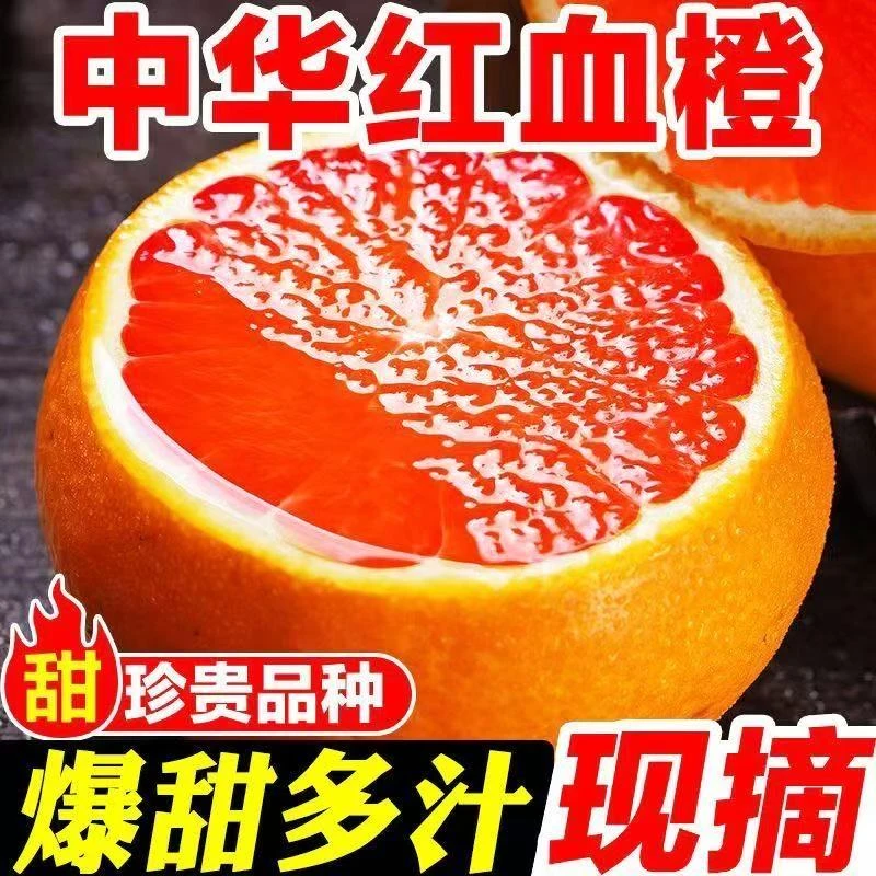 【产地直发】正宗中华红血橙当季红肉脐橙孕妇新鲜水果红橙子