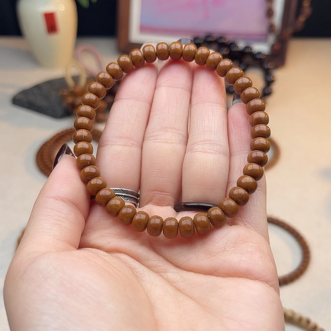 紫金鼠手串7鼠尖纯肉单圈