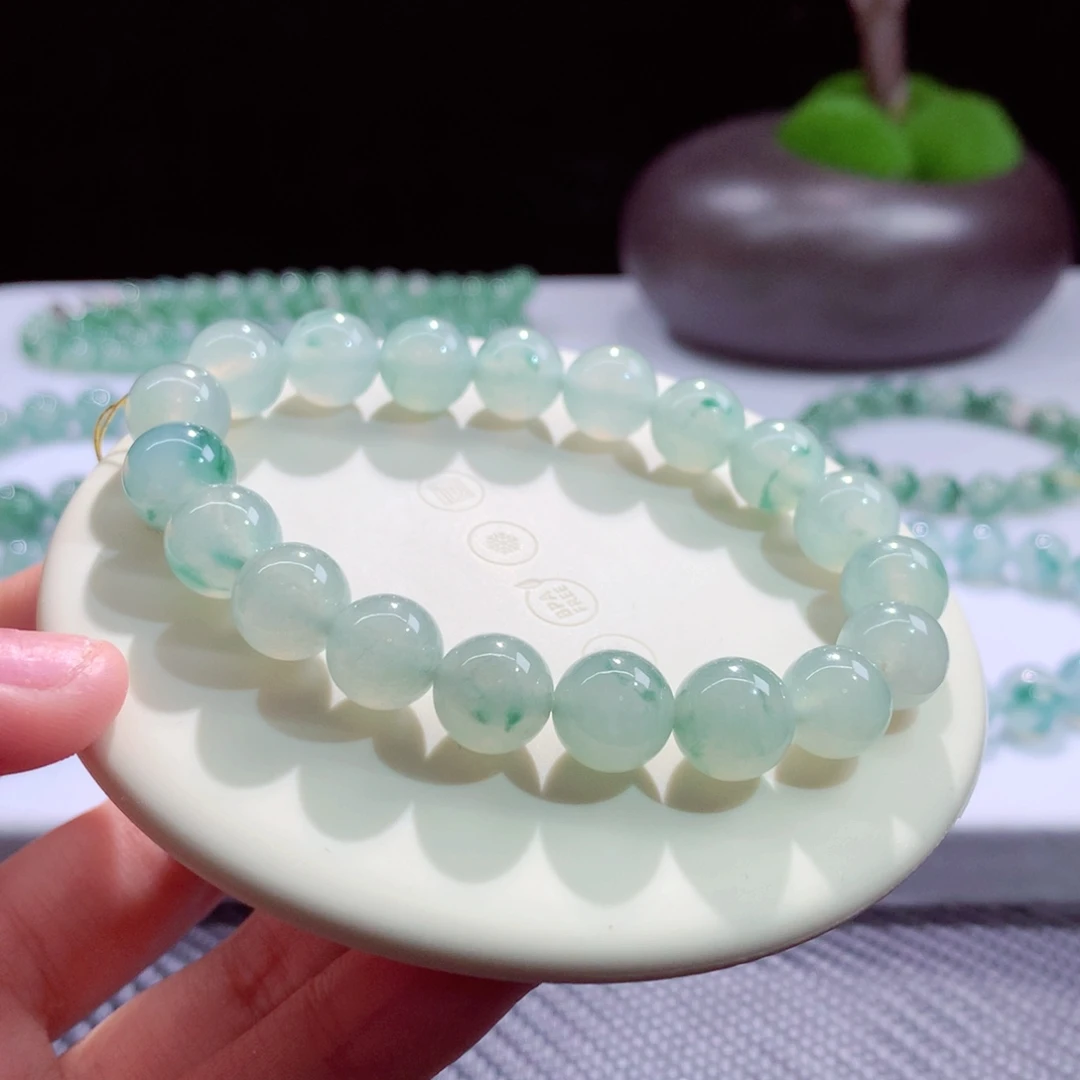 翡翠未镶嵌手串天然翡翠