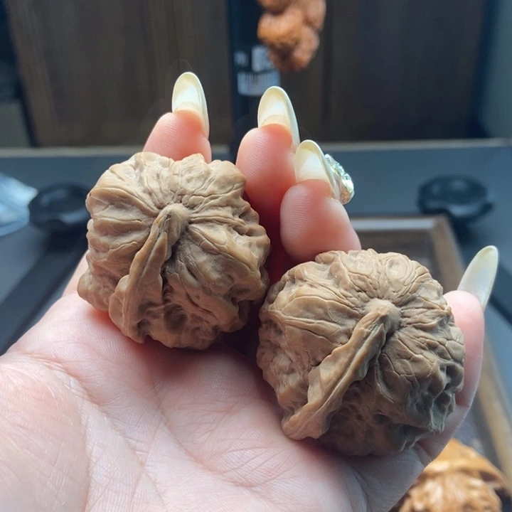 文玩核桃吊坠蛤蟆头一帆风顺