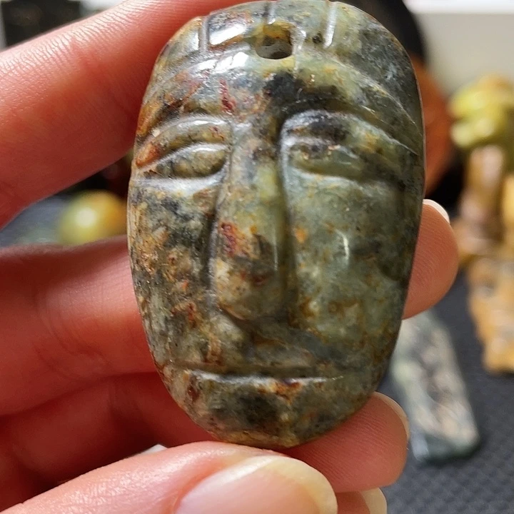 岫岩河磨玉（透闪石质玉）未镶嵌挂件