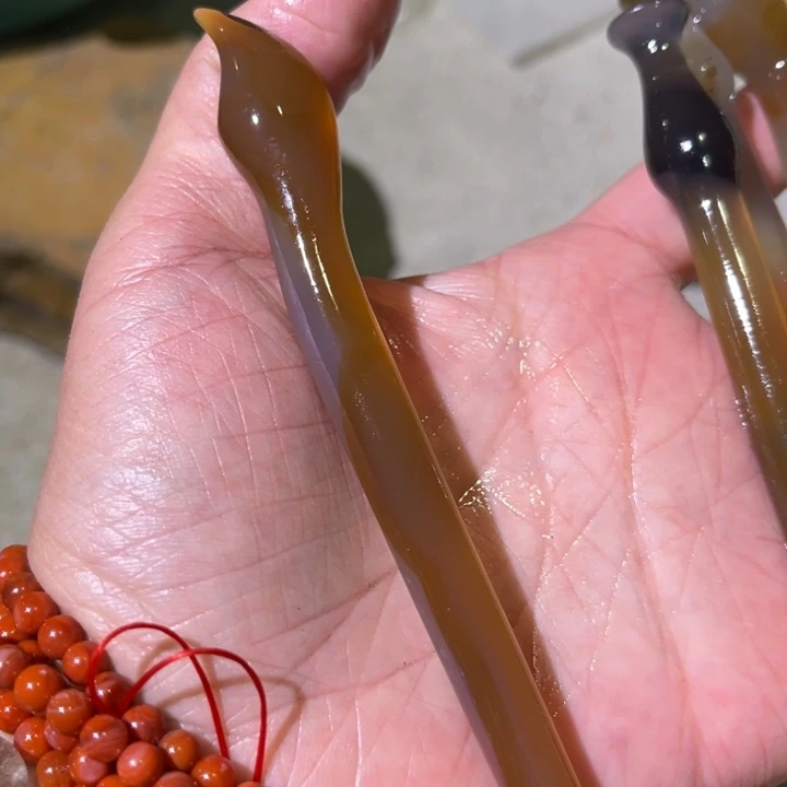 ****檬玛瑙/玉髓未镶嵌手链