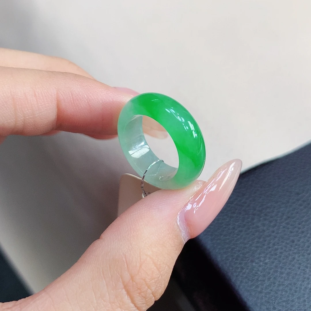 未镶嵌戒圈翡翠8号