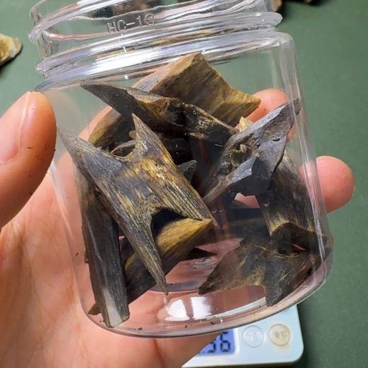 沉香手把件随*海南高端白棋流油老料20克