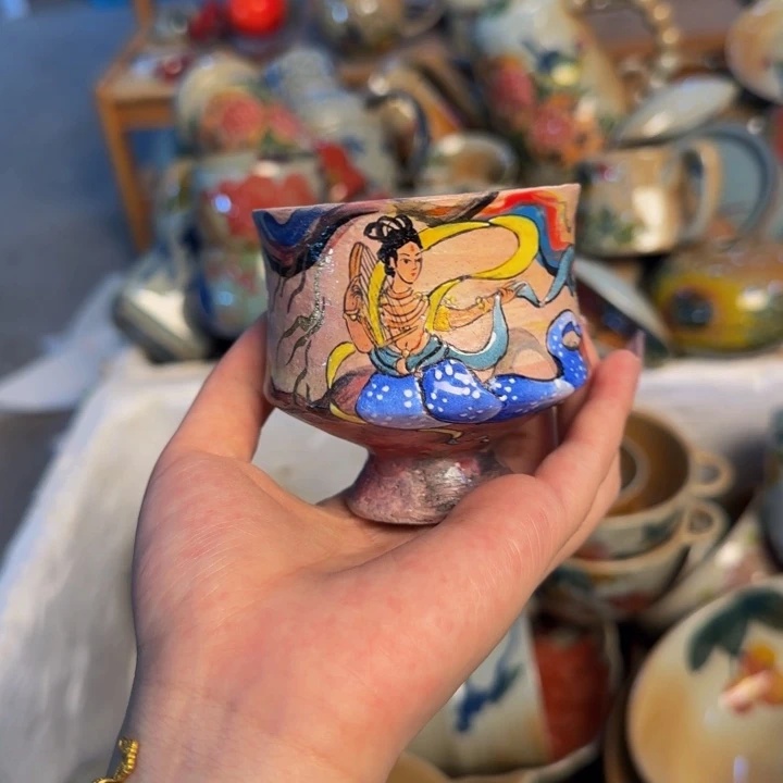 瓷片景德镇陶瓷手工手绘