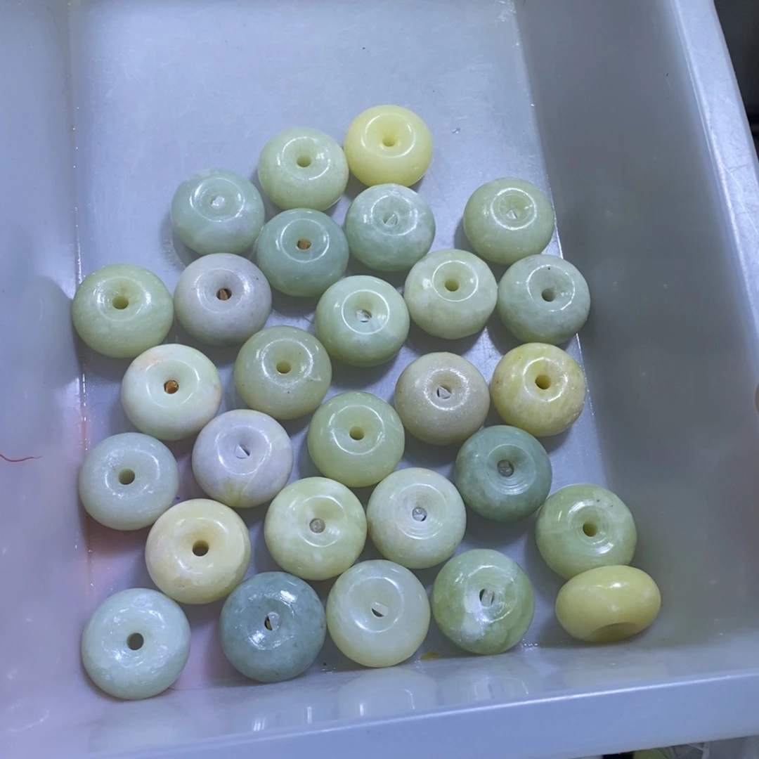 合金蛇纹石玉颈饰149