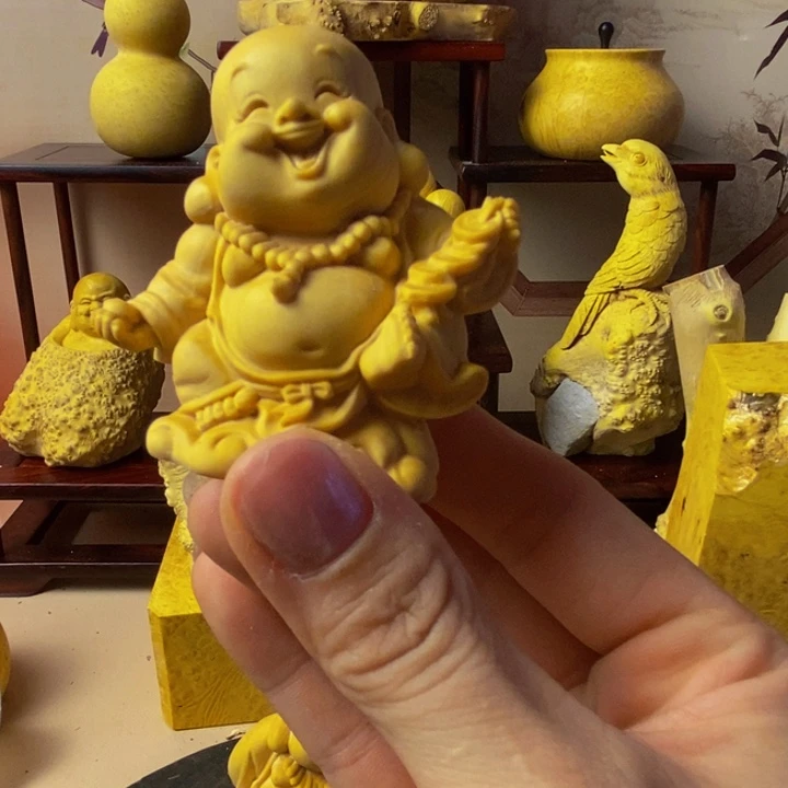 星***曾黄杨木手把件手把件