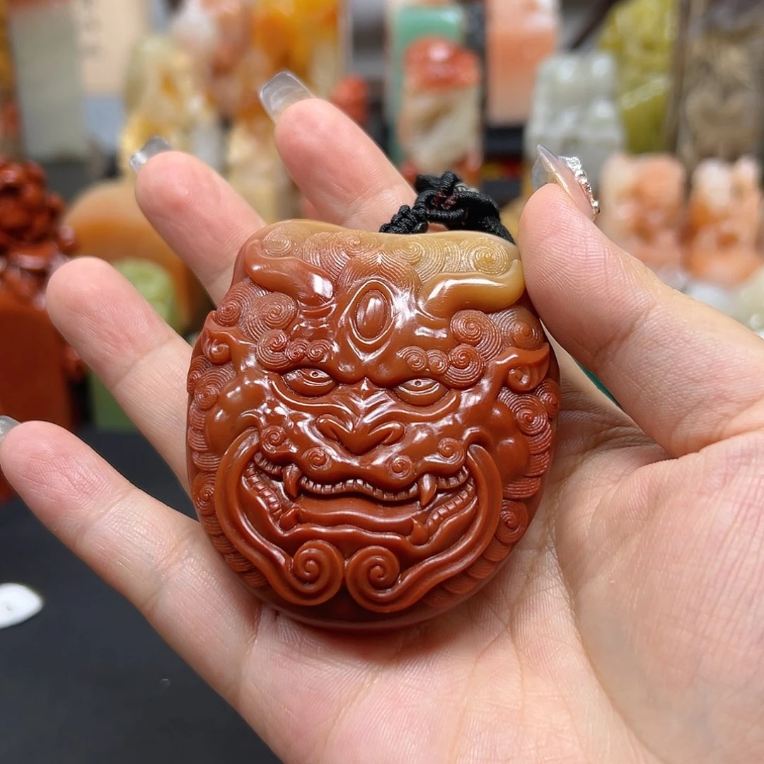 寿山石长*行印章雕刻工艺