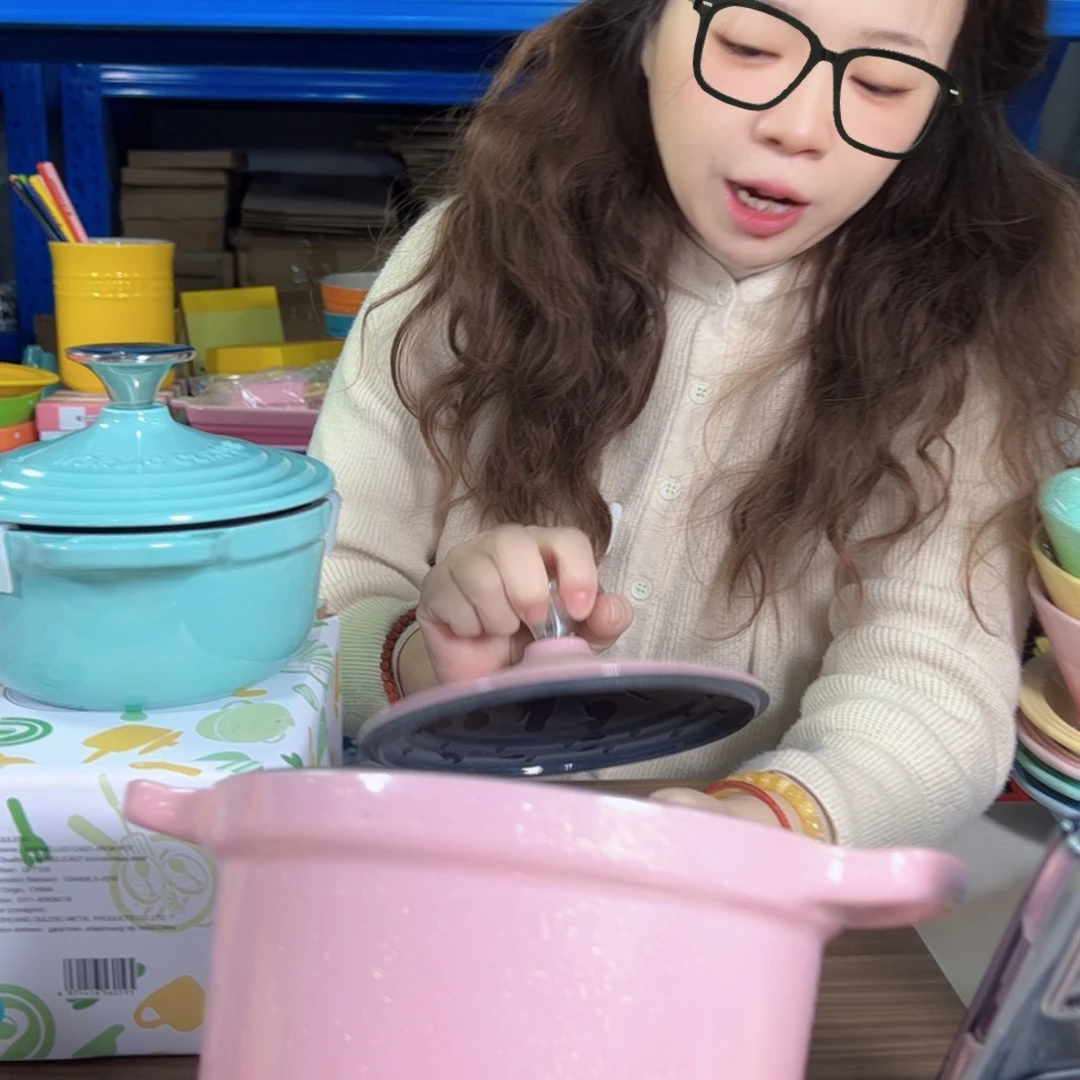 餐具18炫彩粉色饭斧